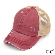 Load image into Gallery viewer, Monogram Trucker Hat - Criss Cross Back
