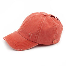 Load image into Gallery viewer, Monogram Hat - Criss Cross Back