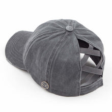 Load image into Gallery viewer, Monogram Hat - Criss Cross Back