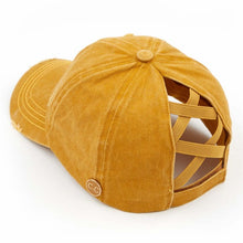 Load image into Gallery viewer, Monogram Hat - Criss Cross Back