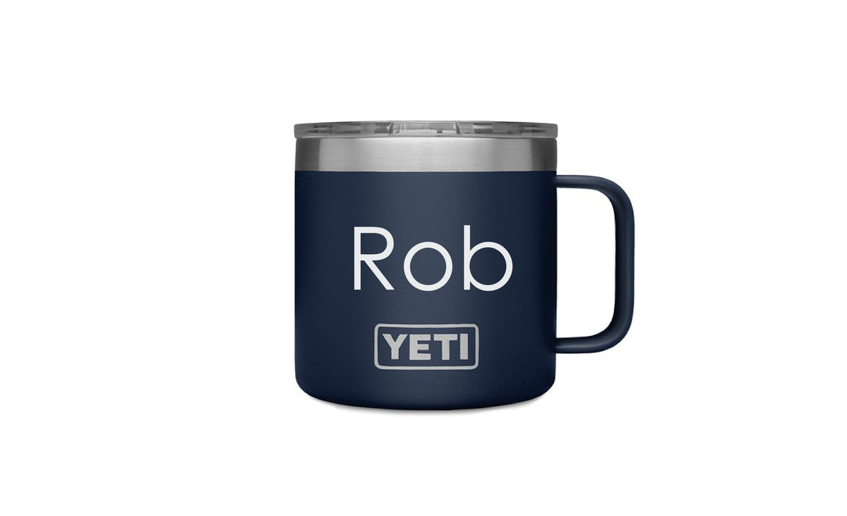 Custom YETI Seafoam Rambler 14 oz Mug