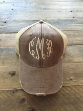 Load image into Gallery viewer, Monogram Trucker Hat