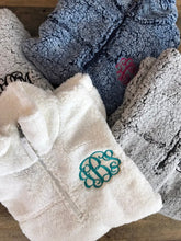 Load image into Gallery viewer, Monogram Sweatshirt - Sherpa Pullover