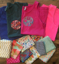 Load image into Gallery viewer, Comfort Colors Monogram Tank Top