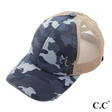 Load image into Gallery viewer, Monogram Trucker Hat - Criss Cross Back
