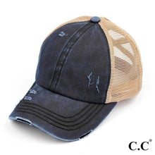 Load image into Gallery viewer, Monogram Trucker Hat - Criss Cross Back