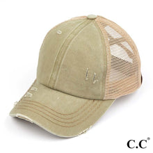 Load image into Gallery viewer, Monogram Trucker Hat - Criss Cross Back