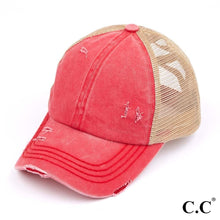 Load image into Gallery viewer, Monogram Trucker Hat - Criss Cross Back