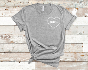 Grandma Heart Shirt