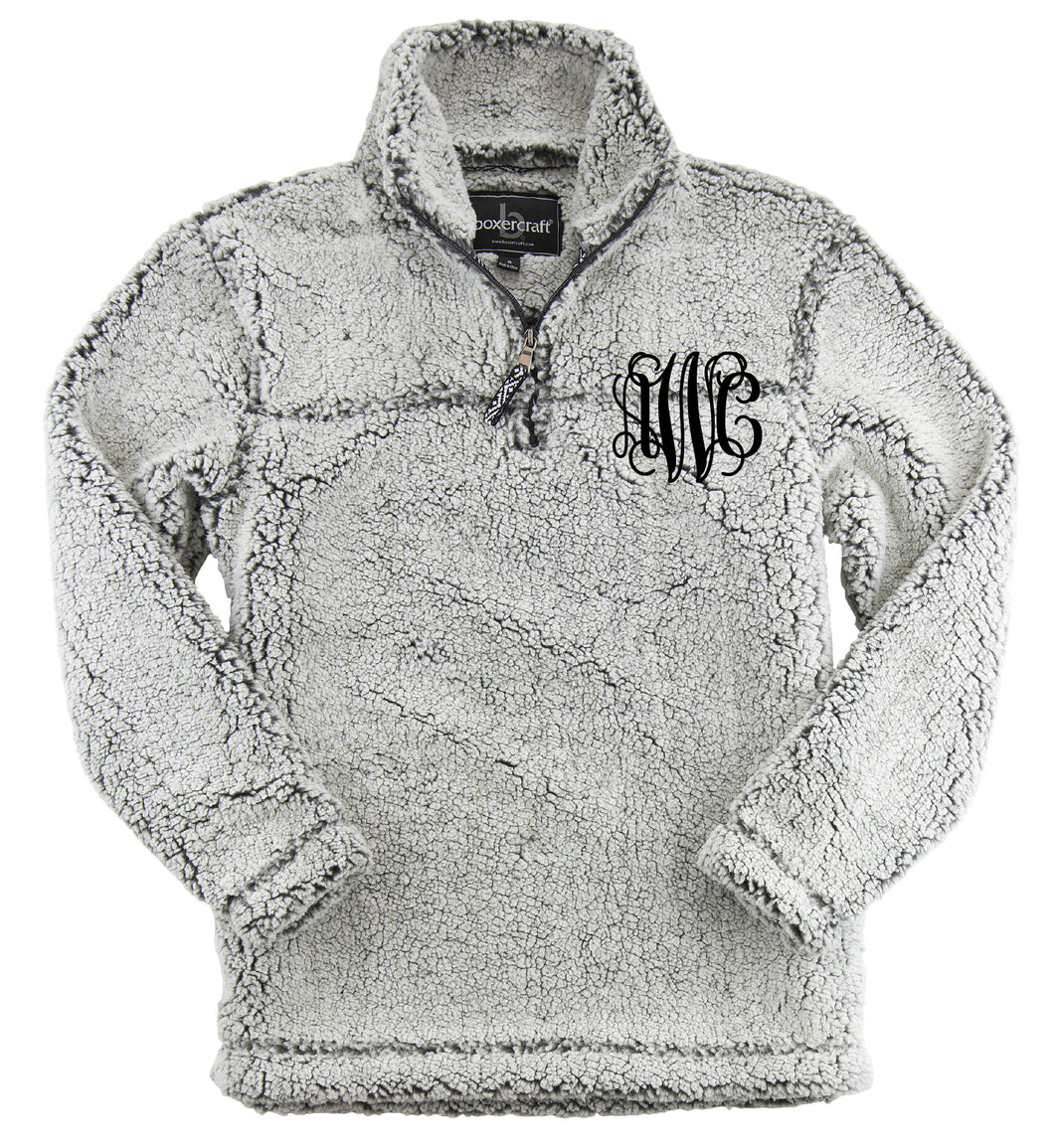 Monogram Sweatshirt - Sherpa Pullover
